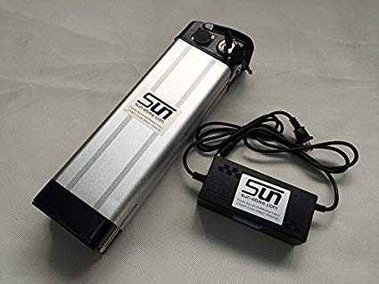 12AH 36V Li-ion Lithium Battery Aluminum Case 3A Charger BMS Recharge Power 500W Fish ebike Scooter