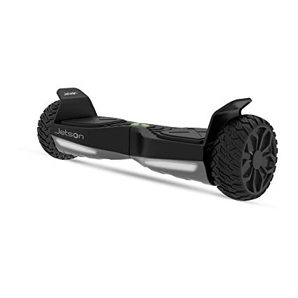 Jetson V8 Sport Hoverboard All Terrain Smart 2-Wheel Electric Self Balance Scooter, Black, One Size