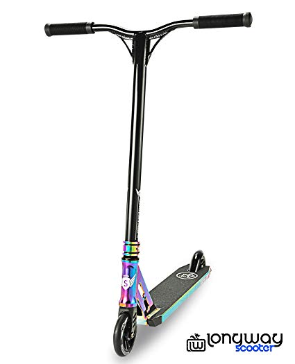 Long Way Longway SECTOR Pro Stunt Scooter Complete（Blue-neochrome/Gold/Neochrome