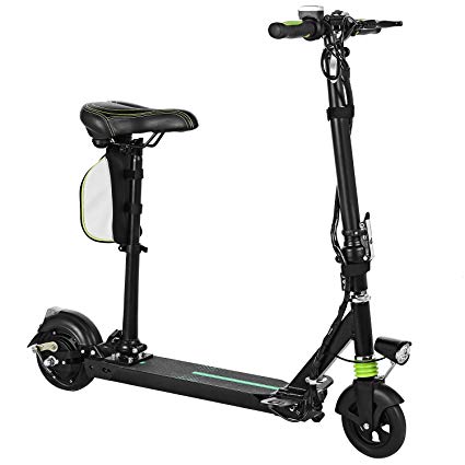 Dongchuan Large Electric Scooters For Adults With Seat For Women/Men 2018 Outdoor Commuting Foldable E-Scooter Max.100kg/120Kg/150Kg